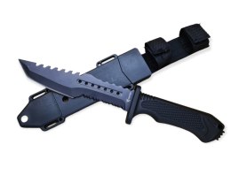 FOXTER® NÓŻ TAKTYCZNY WOJSKOWY MILITARNY KRZESIWO 31CM Hurtomax