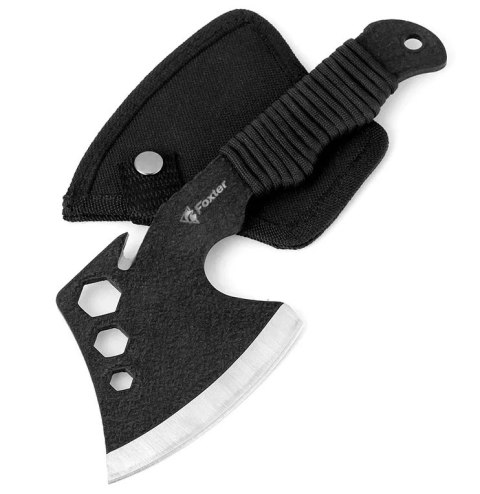 FOXTER® TOPOREK NÓŻ SIEKIERA TOMAHAWK TOPÓR SOLIDNY ETUI 26CM Hurtomax