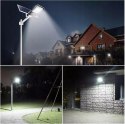 LAMPA ULICZNA SOLARNA 450 LED PANEL UCHWYT PILOT PREMIUM IP66 600W Hurtomax