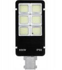 LAMPA ULICZNA SOLARNA 450 LED PANEL UCHWYT PILOT PREMIUM IP66 600W Hurtomax