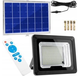 LAMPA SOLARNA LED NAŚWIETLACZ SOLAR PANEL HALOGEN PILOT IP67 100W Hurtomax