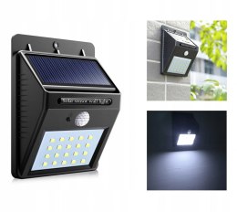 LAMPA SOLARNA Z CZUJNIKIEM RUCHU ZMIERZCHU HALOGEN 30 LED SMD Hurtomax