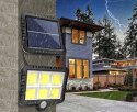 LAMPA SOLARNA HALOGEN 120 LED CZUJNIK RUCHU AKUMULATOR IP44 Hurtomax