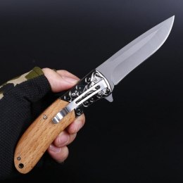 FOXTER® NÓŻ SKŁADANY RATOWNICZY MYŚLIWSKI SURVIVAL 22,5CM Hurtomax