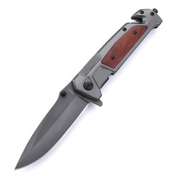 FOXTER® NÓŻ SKŁADANY RATOWNICZY MYŚLIWSKI SURVIVAL 23CM Hurtomax