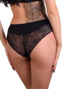 Floral lace hiphugger Black