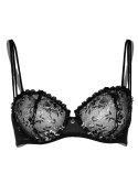 Very sexy unlined lace bra Black