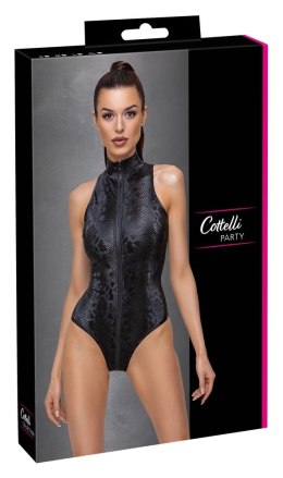 Cottelli PARTY - Seksowne Body W Kolorze Matowej Skóry Węża XL