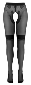 Cottelli LEGWEAR - Eleganckie Rajstopy W Stylu Retro Bez Krocza 4