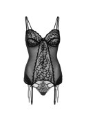 Lace Cami Corset with string Black