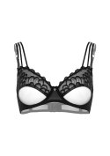 Unlined bra w faux underbust Black