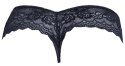 Cottelli LINGERIE - Wysokie Stringi Z Delikatnej Elastycznej Koronki L