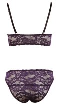 Cottelli LINGERIE - Seksowny Koronkowy Biustonosz I Figi Na Haftki S