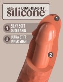 King Cock Elite - Realistyczne Silikonowe Dildo Z Przyssawką 15 CM Ciemny Kolor Skóry