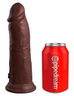 King Cock Elite - Realistyczne Silikonowe Dildo Z Przyssawką 20 CM Brązowy Kolor Skóry