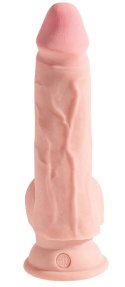 King Cock Plus - Realistyczne Dildo Z Jądrami I Przyssawką 19 CM Jasny Kolor Skóry