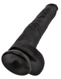 King Cock - Realistyczne Duże Dildo Z Przyssawką 36 CM Czarny