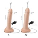 Strap-On-Me - Realistyczne Dildo Tryskające Spermą Vanilla XL