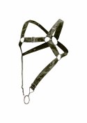 DNGEON Cross Cockring Harness Green