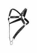 DNGEON Cross Cockring Harness Grey