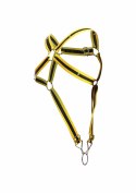 DNGEON Cross Cockring Harness Yellow