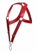 DNGEON Crossback Harness Red