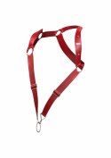 DNGEON Straigh Back Harness Red