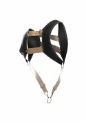 DNGEON Top Cockring Harness Gold