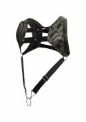 DNGEON Top Cockring Harness Green