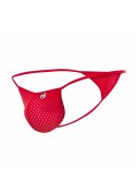 MOB Microfiber V String Thong Red