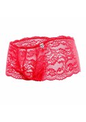 Rose Lace Boy Short Red