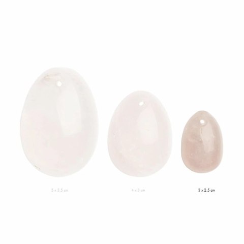 Kulka gejszy - La Gemmes Yoni Egg Rose Quartz S