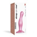 Dildo - Strap-On-Me Dildo Plug Curvy Metallic Sugar Pink M