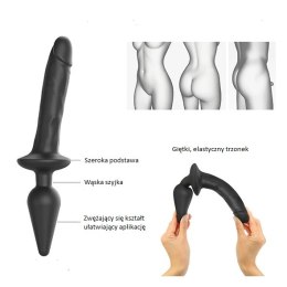 Dildo - Strap-On-Me Switch Plug-in Realistic Dildo Black L