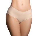 Niewidzialne majtki - Bye Bra Invisible High Brief Nude + Black L