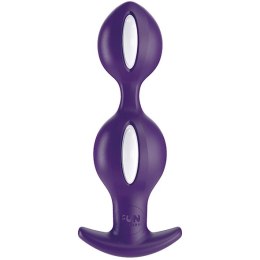 Plug analny - Fun Factory B Balls Duo Dark Violet