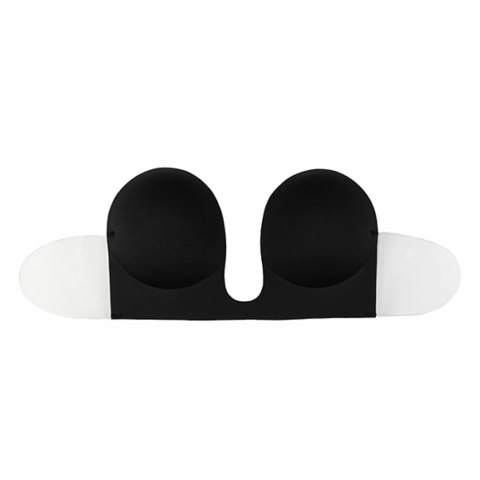 Biustonosz ze skrzydełkami - Bye Bra Seamless U-Style Bra Miseczka B Black