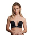 Biustonosz ze skrzydełkami - Bye Bra Seamless U-Style Bra Miseczka B Black