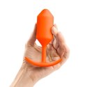 Plug analny - B-Vibe Snug Plug 3 Orange