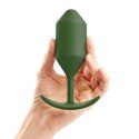 Plug analny - B-Vibe Snug Plug 4 Army