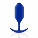 Plug analny - B-Vibe Snug Plug 4 Navy