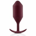 Plug analny - B-Vibe Snug Plug 5 Dark Red