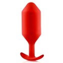 Plug analny - B-Vibe Snug Plug 6 Red