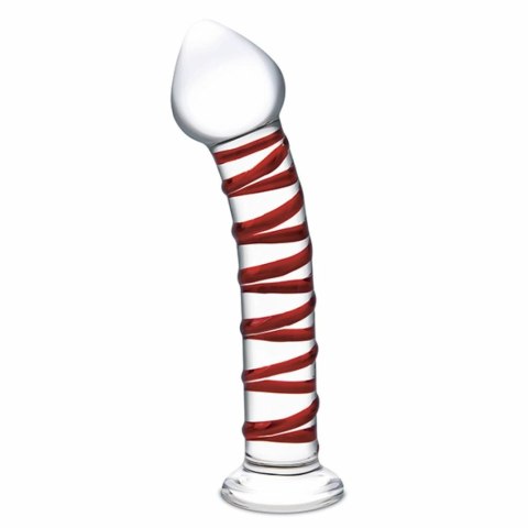 Szklane dildo - Glas Mr. Swirly 20,3 cm