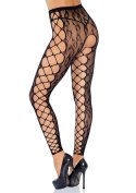 Footless Crotchless Tights Black