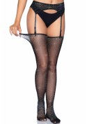 Garter belt and stockings set Black