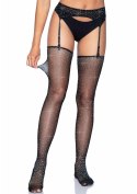 Garter belt and stockings set Black