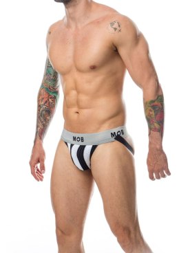 MOB Stripe Classic Jock White