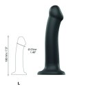 Dildo - Strap-On-Me Dual Density Bendable Dildo Black L