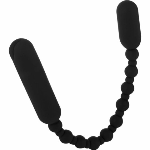 Koraliki analne wibrujące - PowerBullet Booty Beads Black